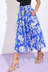 Flying Tomato - Printed Poplin Skirt