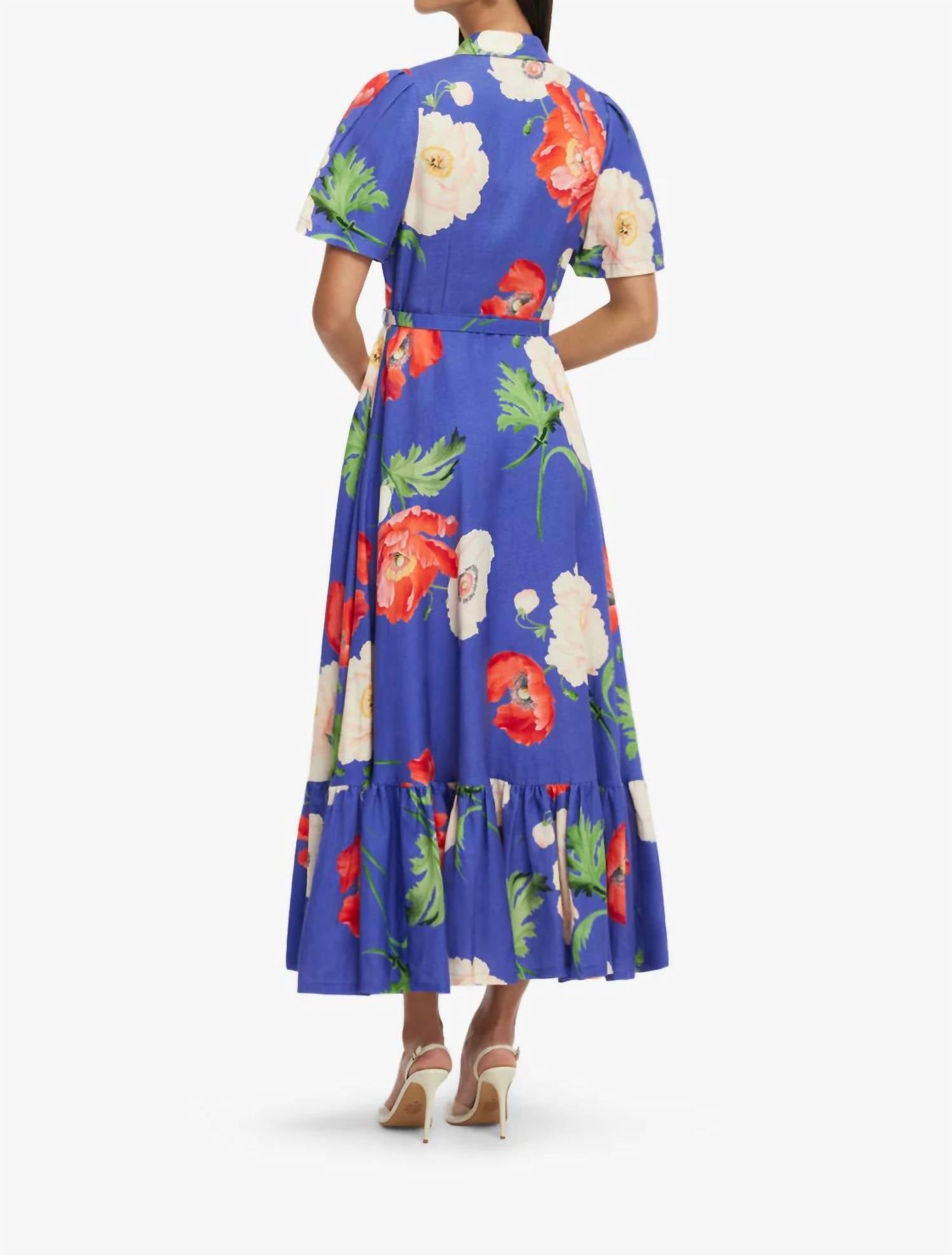 Leo Lin - Becca Short Sleeve Midi Dress