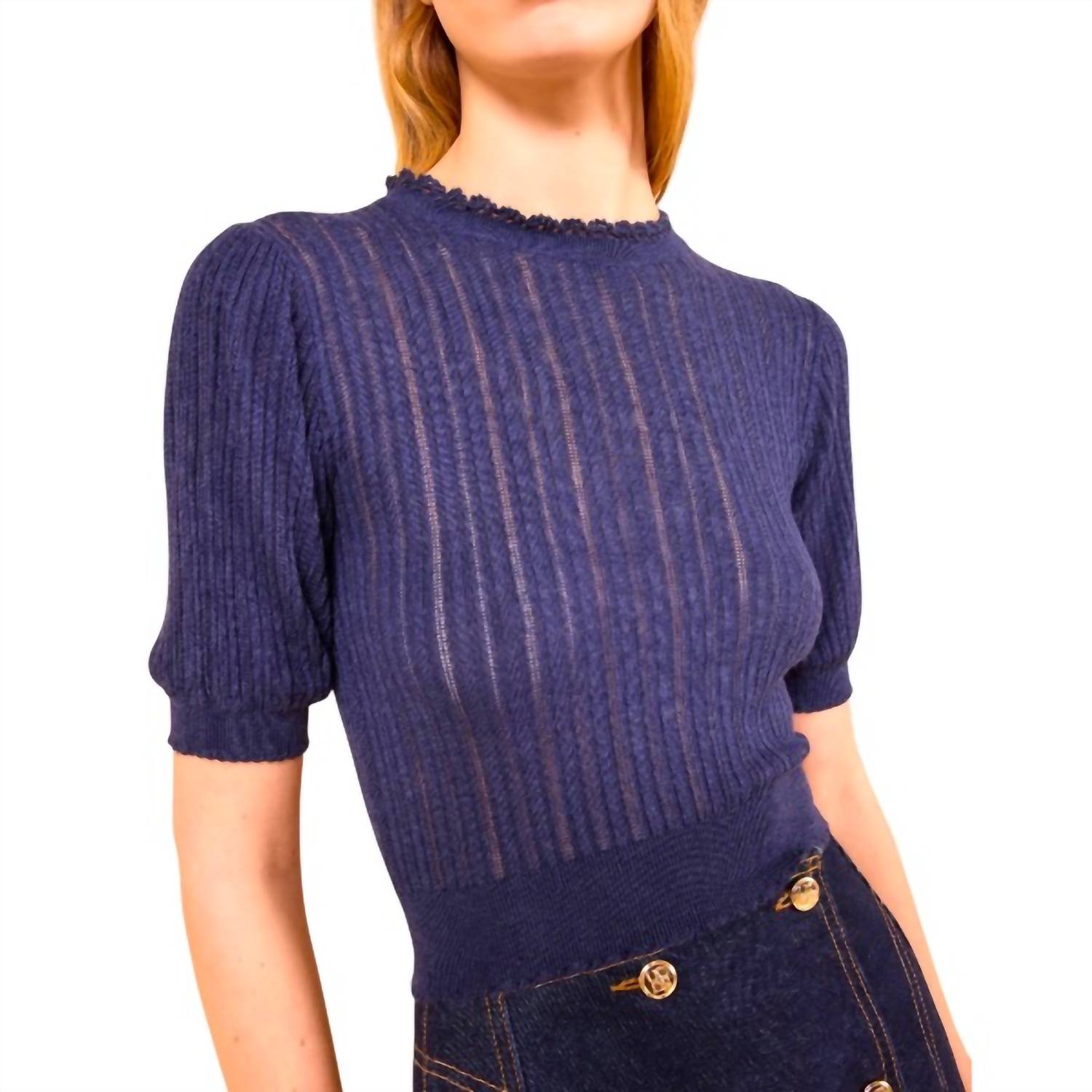 Ulla Johnson - Gemma Short Sleeve Knit Top