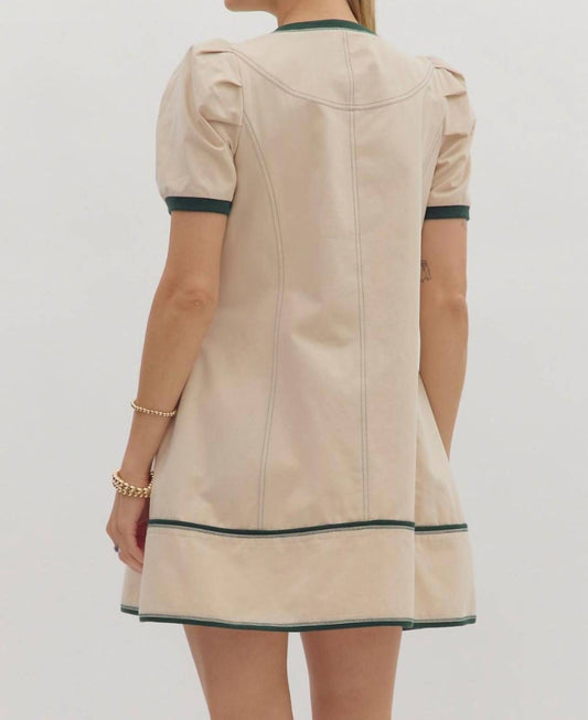 Entro - Moss And Meadow Mini Dress