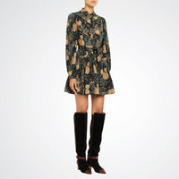 Ulla Johnson - Simona Silk Long Sleeve Mini Dress