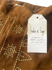 Sadie & Sage - Women's Faux Suede Skirt
