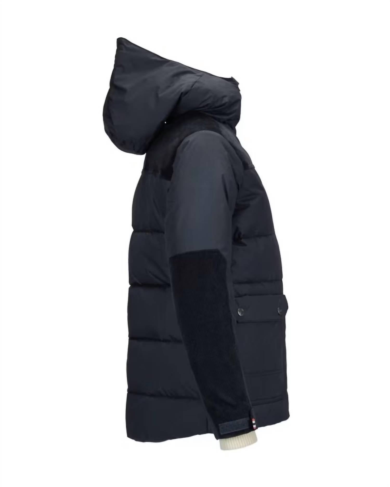 AMUNDSEN Women's Groomer Jacket in navy - women's jacket - detail view