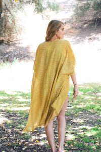 Leto - Woven Longline Tribal Kimono