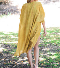 Leto - Woven Longline Tribal Kimono