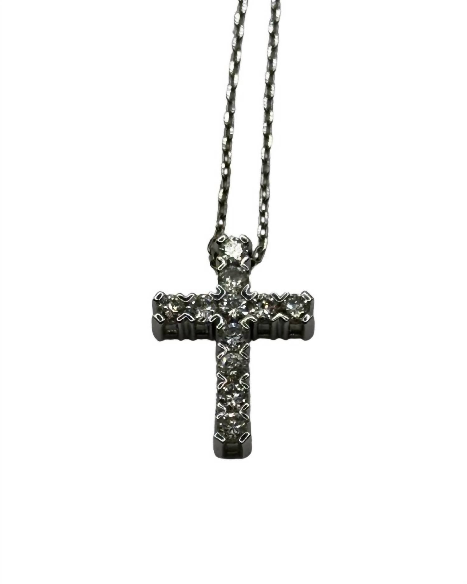 Milano Jewelry - Women's Diamonds Cross Pendant