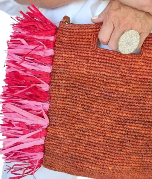 Baldiz - Remi Fringe Raffia Bag