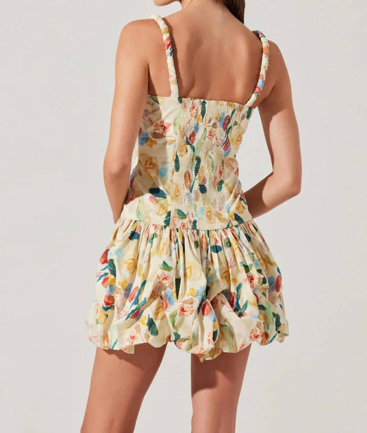Astr - Petal Party Drop Waist Bubble Dress