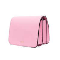 Versace - Women's La Medusa Logo Plaque Pebbled Leather Crossbody Bag