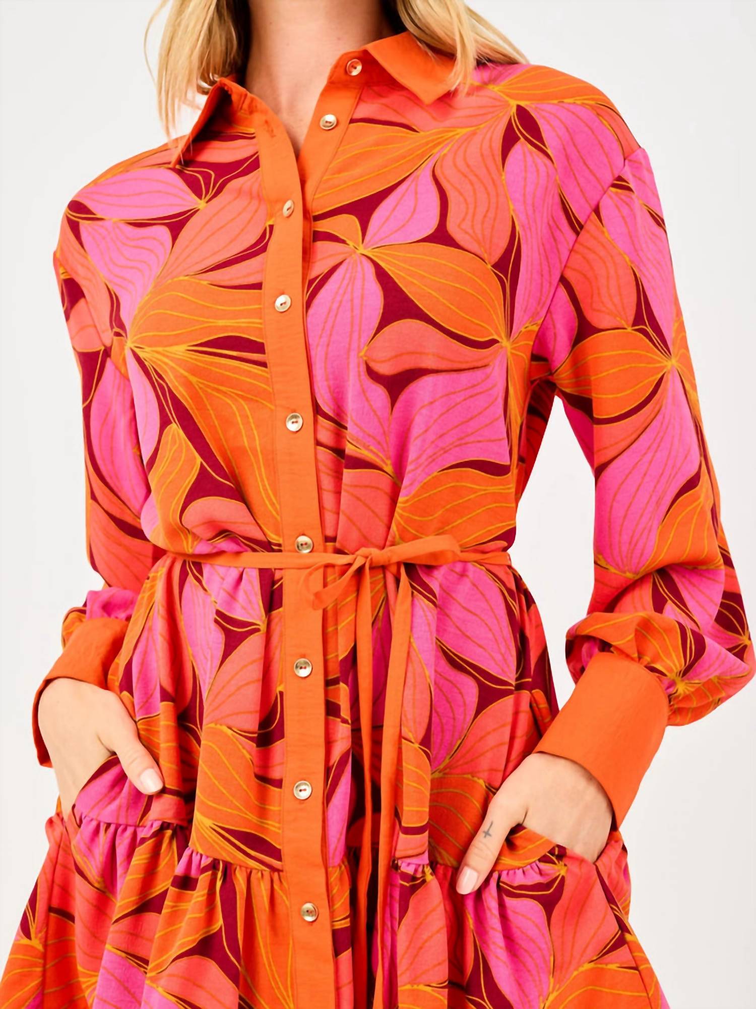 Mary Square - Maya Long Sleeve Dress