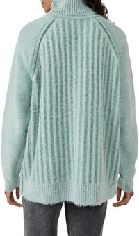 Free People - Big City Ribbed Pullover Turtleneck Sweater
