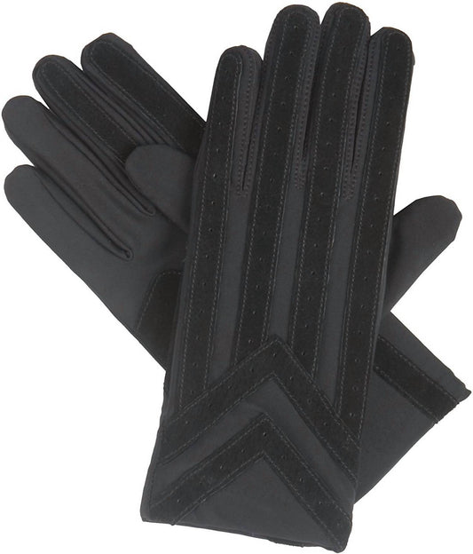 Signature Men's Gloves, Spandex Stretch with Warm Knit Lining