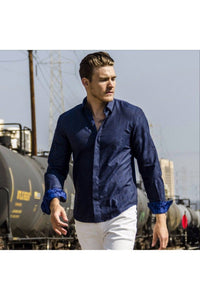Eight X - Paisley Jacquard Button Down Shirts With Flocking Trim