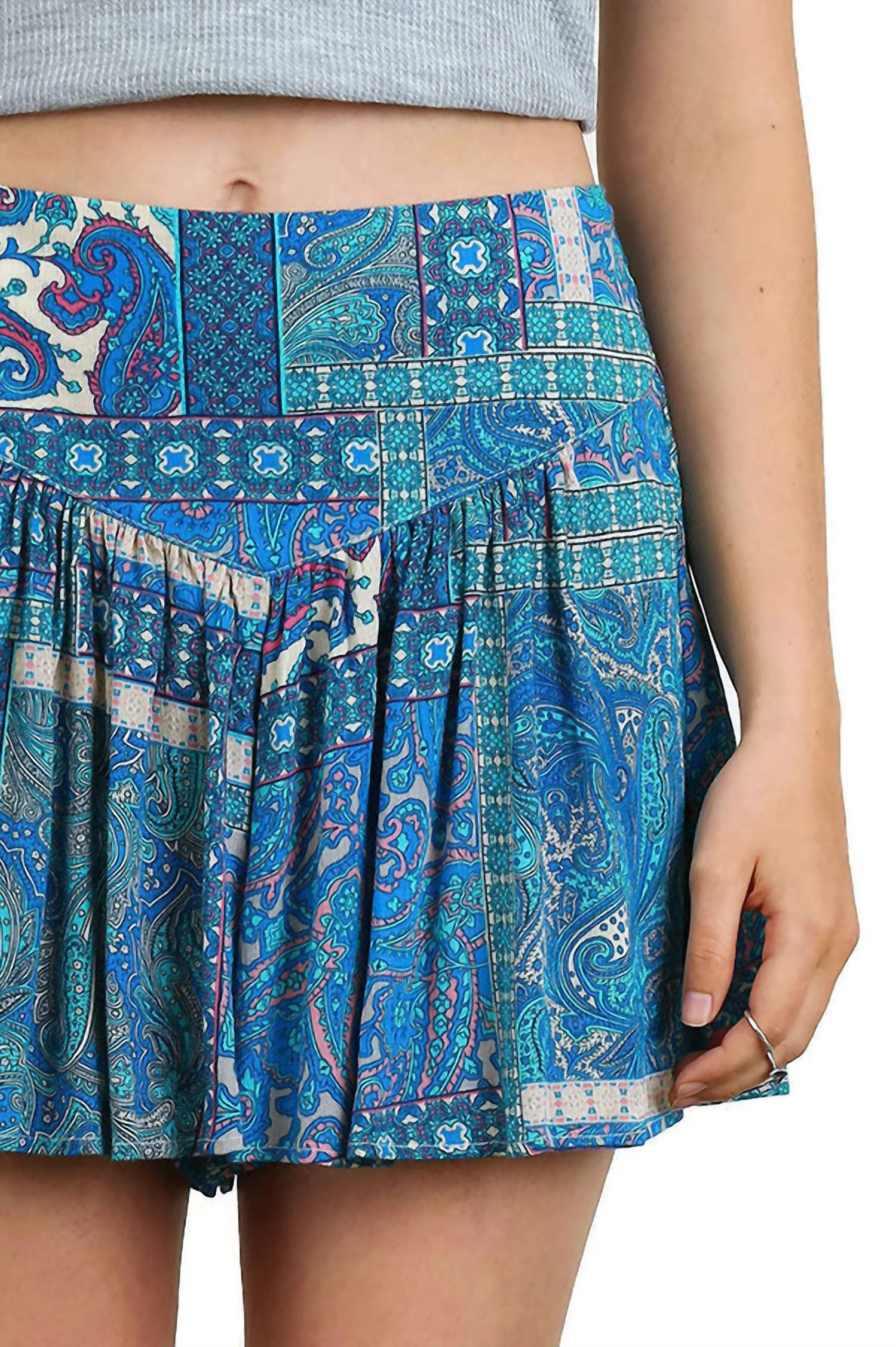 Umgee - Bohemian Printed Shorts