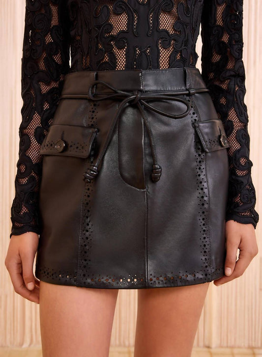 Ulla Johnson - Luna Leather Mini Skirt