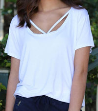 Nostalgia - White Short Sleeve