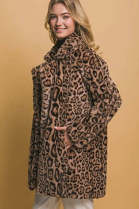 Love Tree - Midi Faux Fur Jacket
