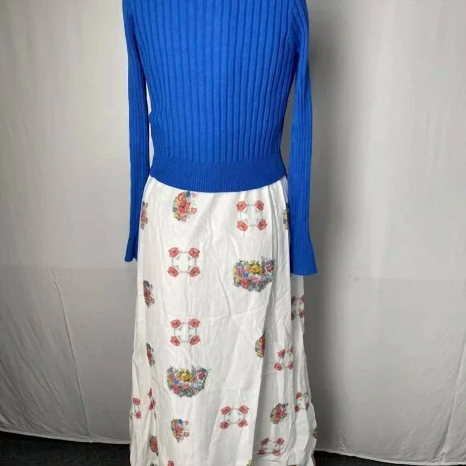 La'/Simona - Women’s Floral Maxi Dress & Cardigan Set