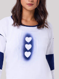 Angel Apparel - Heart Knit Top