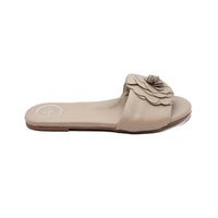 solei sea Women's Dahlie Petal Slide Sandal in bistro - women's flats - detail view