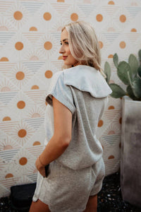 Katydid - Half Zip Scuba Top And Short Set