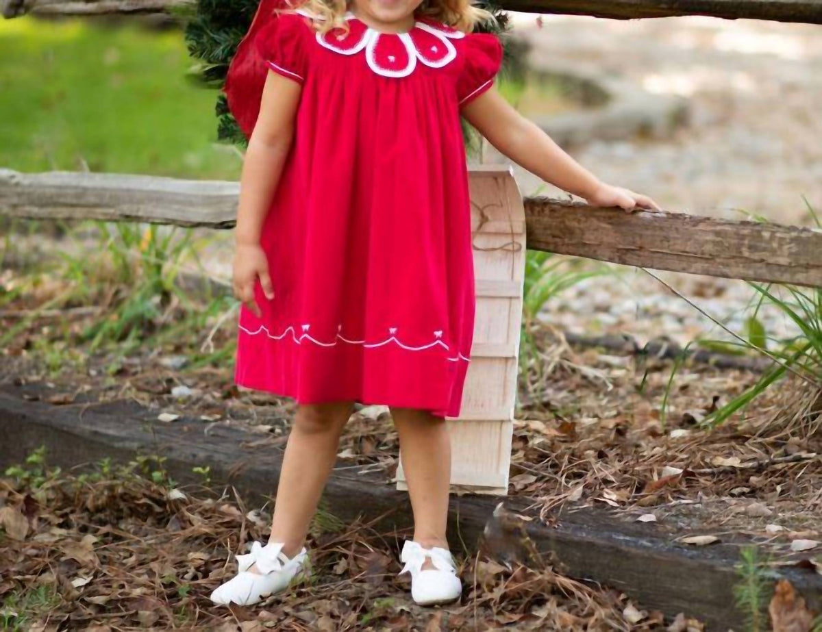 Little Threads - Corduroy Petal Dress