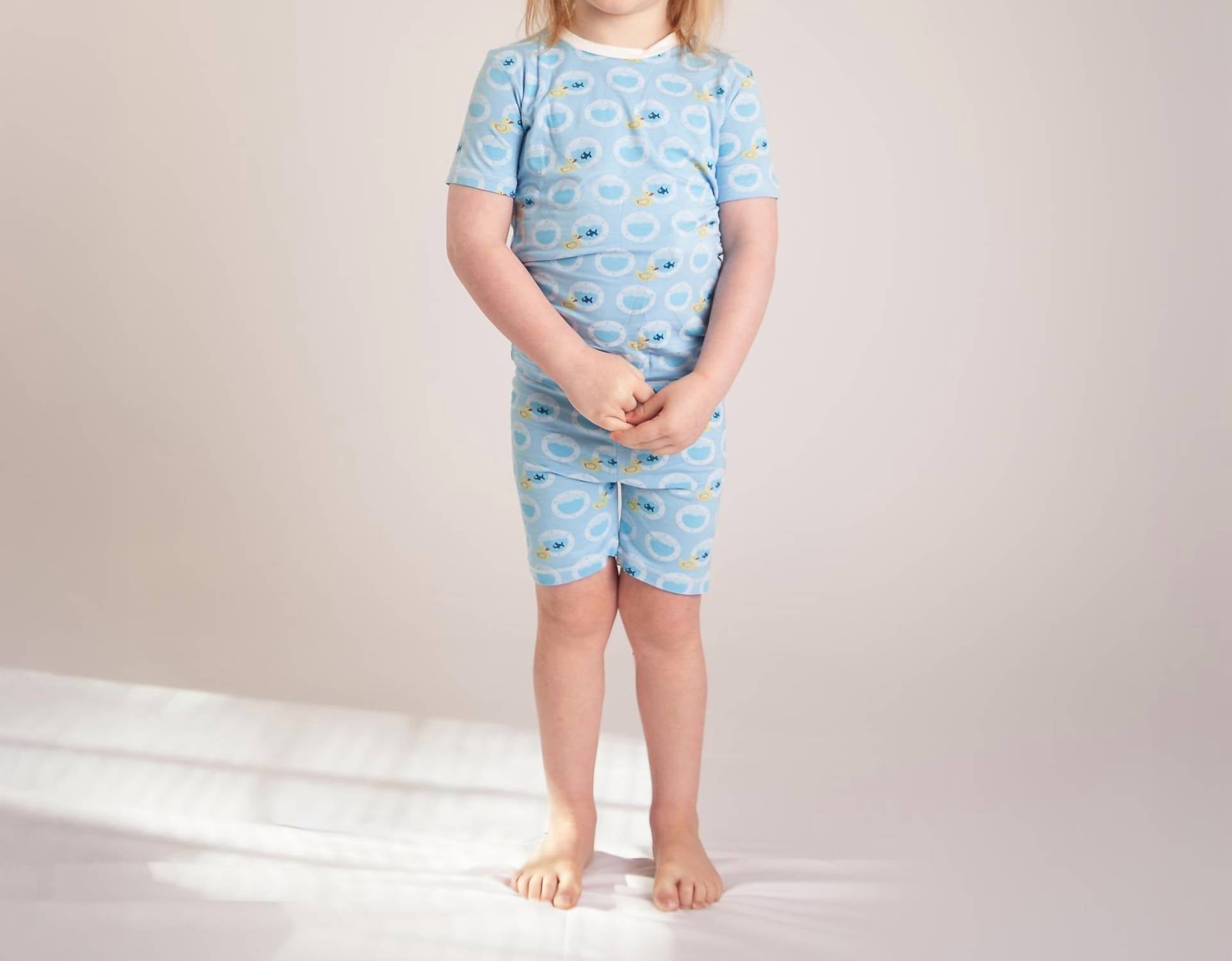 Kickee - Kid's Short Sleeve Pajama Set With Shorts