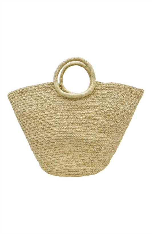 Shebobo - Santa Monica Braided Straw Basket Bag