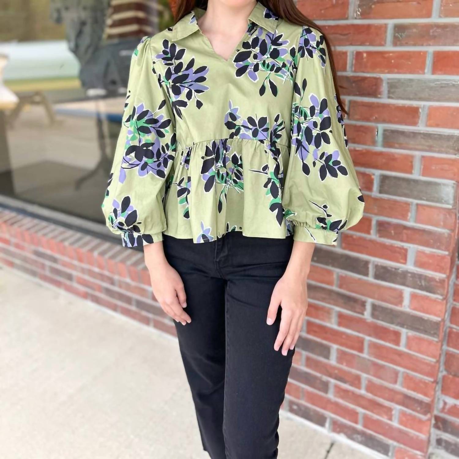 Jodifl - Puff Sleeve Top