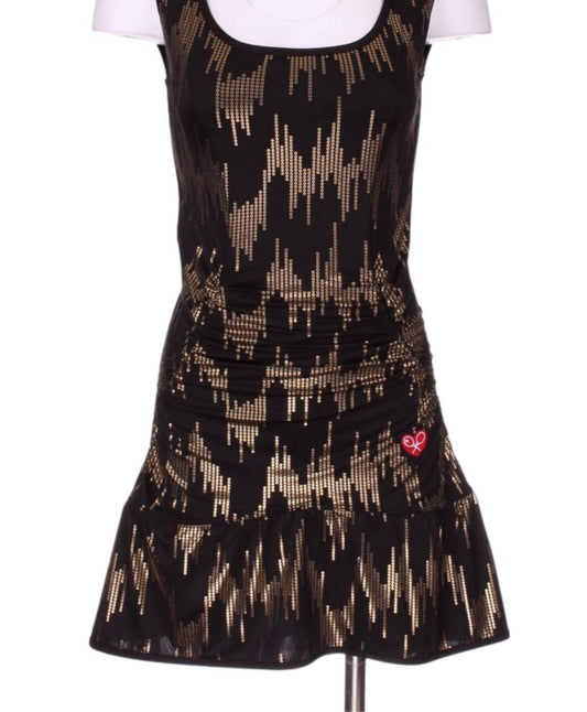 Love Love Tennis - Women's Black Monroe Tennis Dress