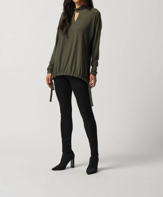 Joseph Ribkoff - Keyhole Neck Top
