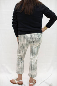 Charlie B - Women's Pull On Cropped Cuffed Pants