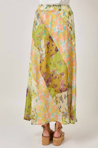 Mystree - Floral Mix Print Maxi Skirt