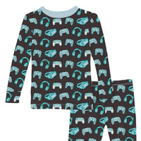 Kickee - Boys Long Sleeve Pajama Set