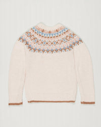 Mayoral - Girl's Fair Isle Cable Sweater