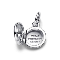 Pandora - Openable & Engravable Love Locket Dangle Charm