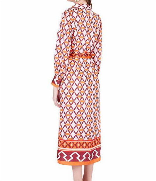 Jade - Split Collar Maxi Dress