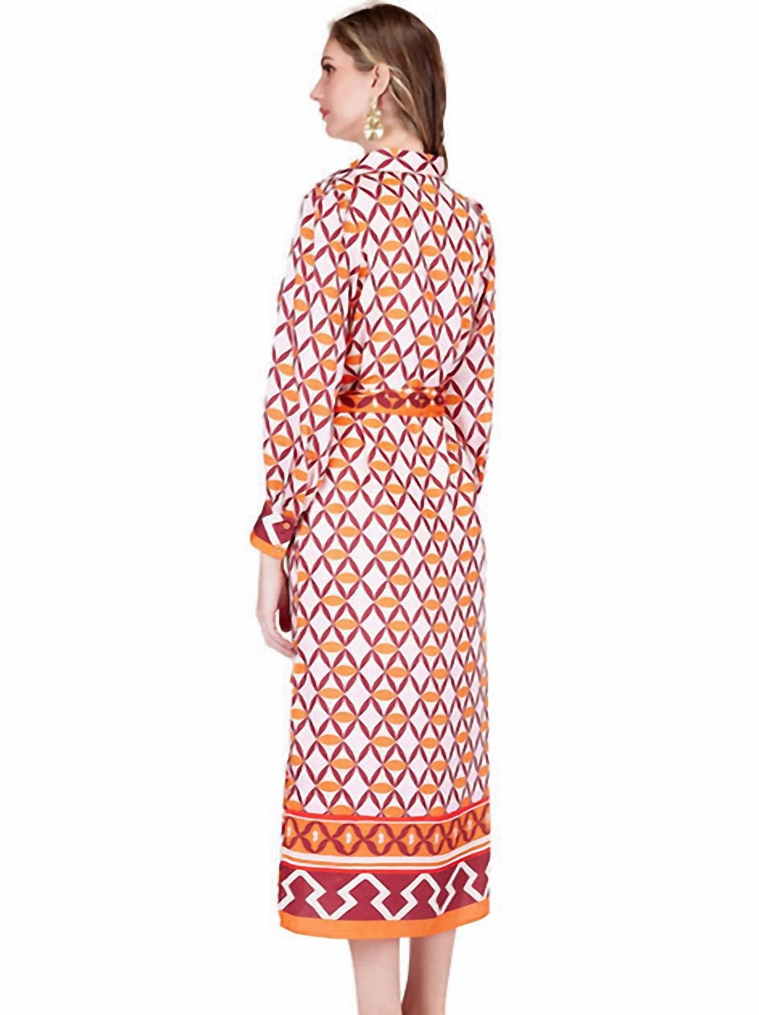 Jade - Split Collar Maxi Dress