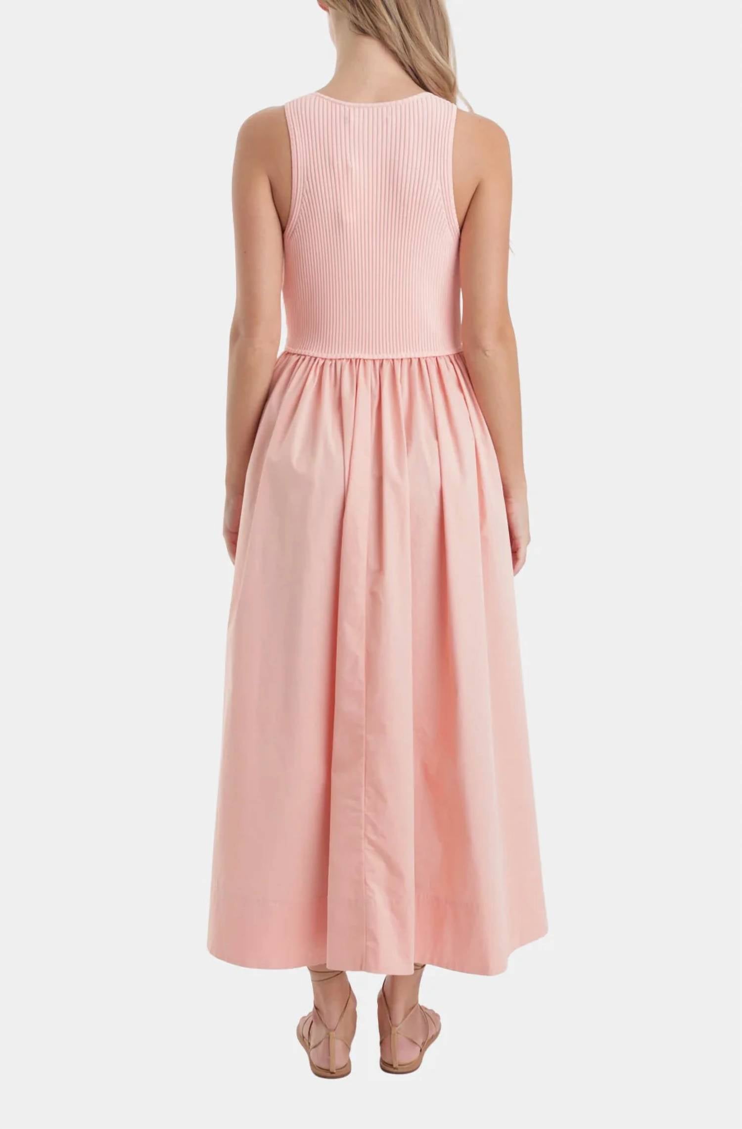Karina Grimaldi - Ray Knit Combo Dress