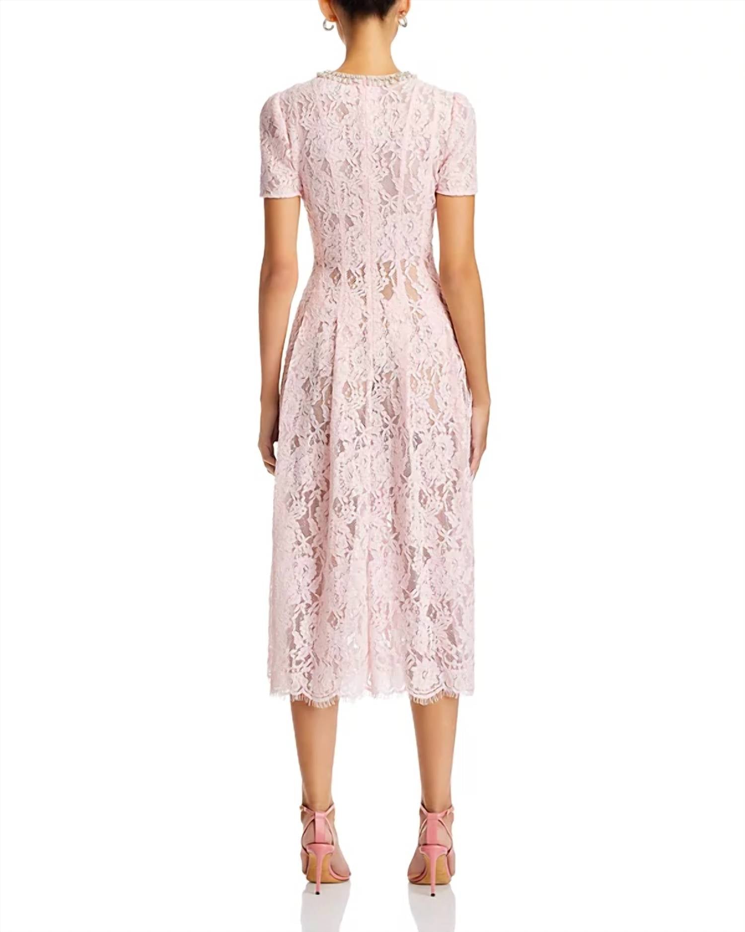 Self-Portrait - Lace Midi Dress