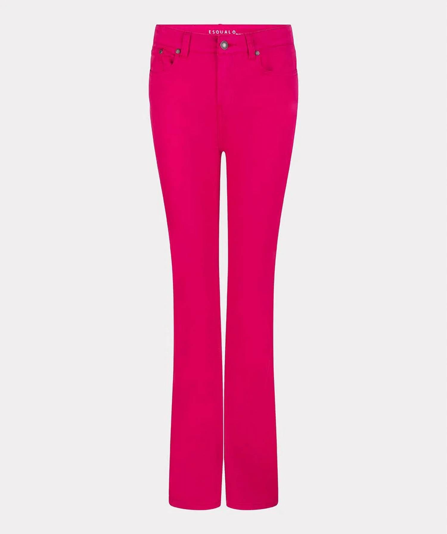 Esqualo - Felizia Colored Flare Denim Trousers