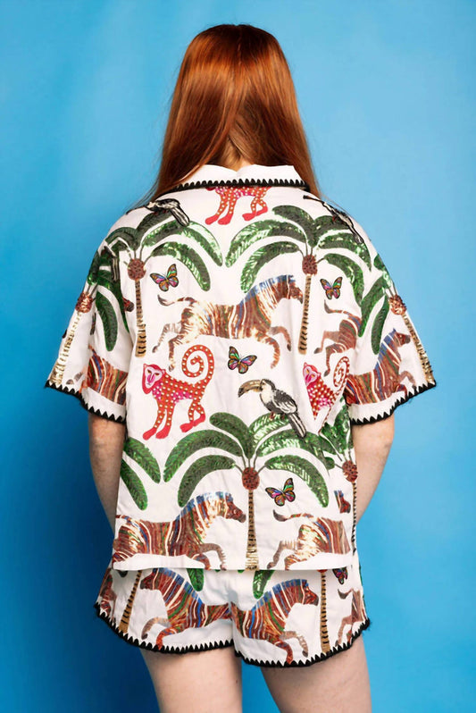 Queen Of Sparkles - Trim Safari Short