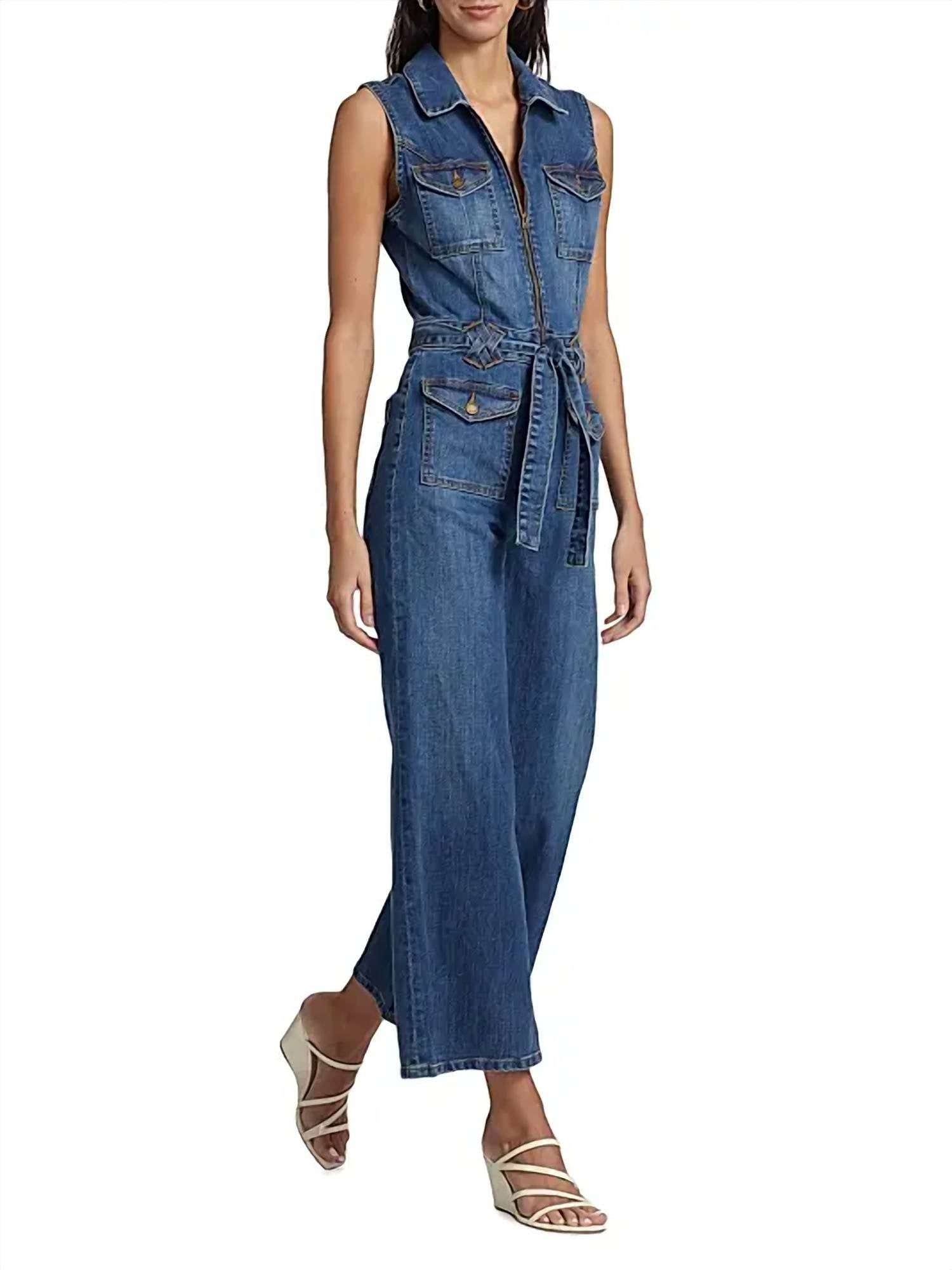 Ramy Brook - Bell Denim Jumpsuit