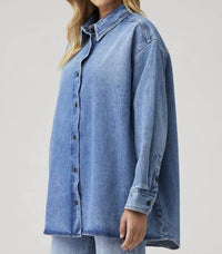 Good American - Denim Oversized Shirt