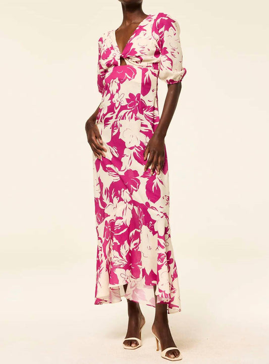 Misa Los Angeles - Wallis Dress Flora Linen