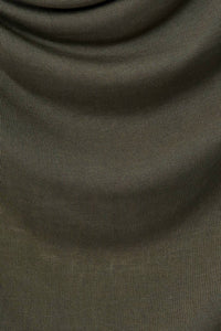 GILLI Cowl Neck Cap Sleeve Top in olive - women's blouse - view 10