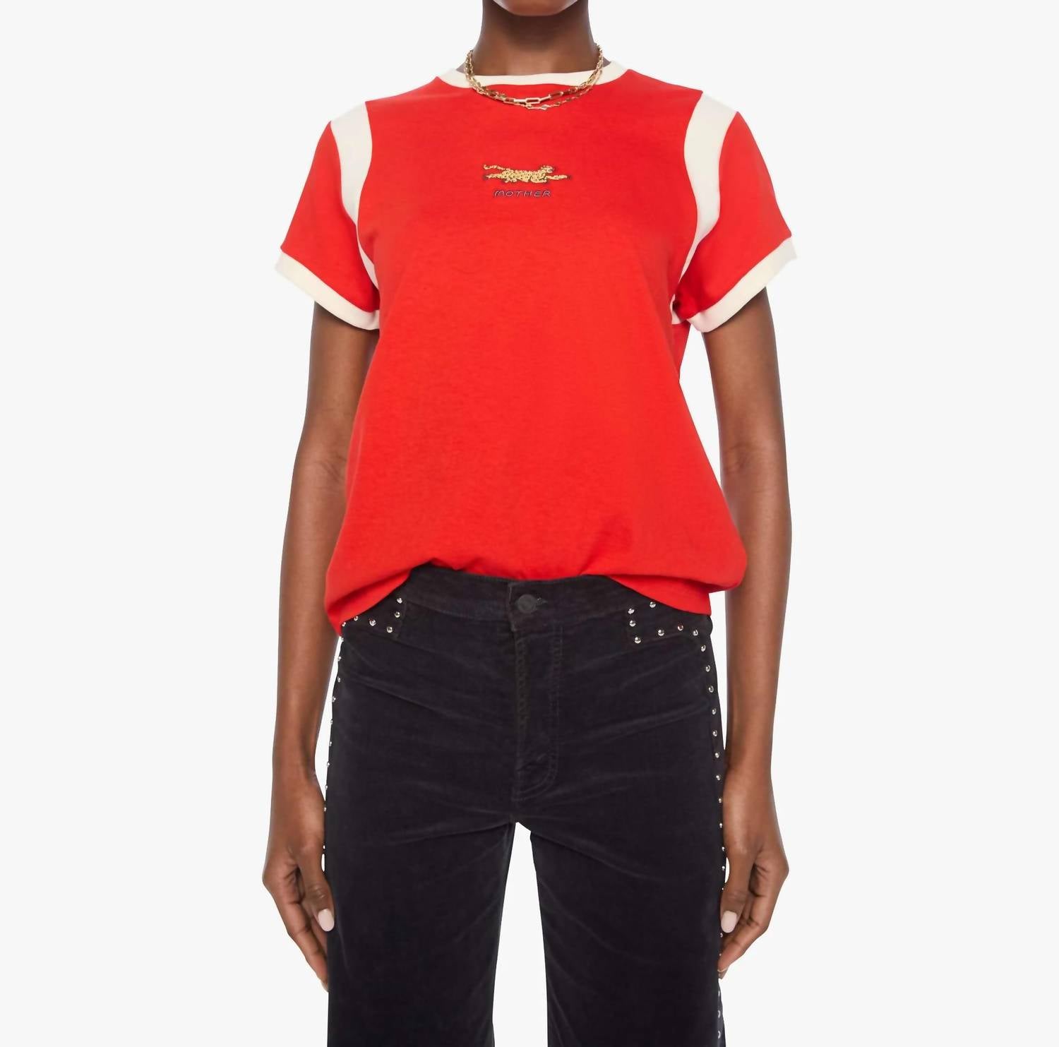 Mother - Boxy Goodie Inset Tee