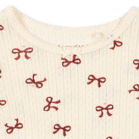 Konges Sløjd - Kid's Bow Rouge Shirt Top