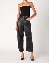 Blanknyc - Leather Barrel Pant