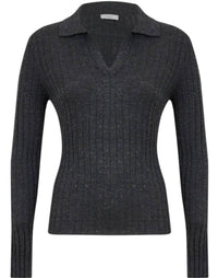 Peserico - Women's Polo Style Neck Sweater